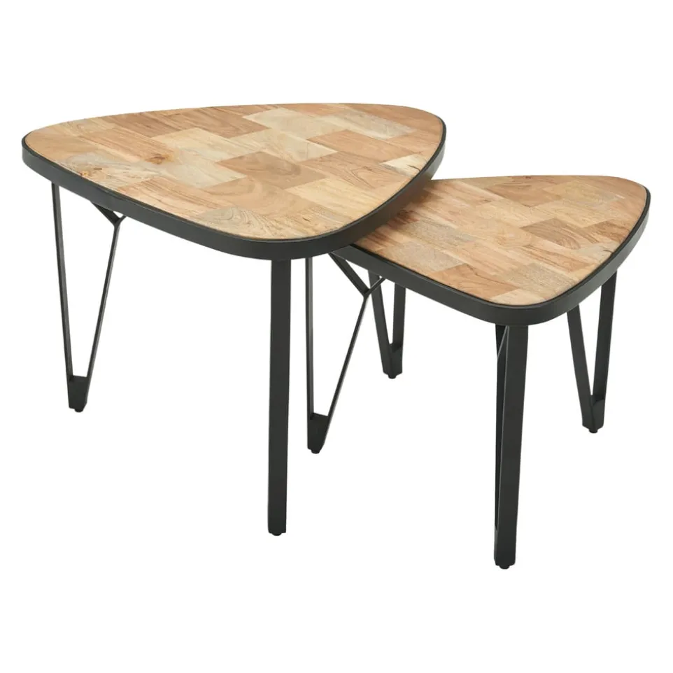 Zweisatztisch Akazie