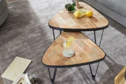 Zweisatztisch Akazie