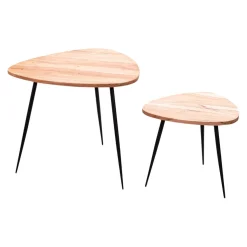 Zweisatztisch Akazie