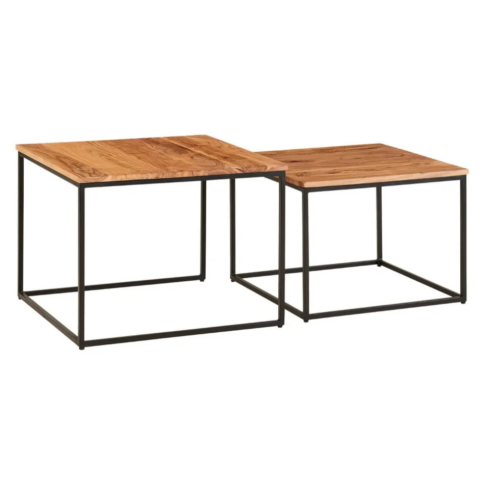 Zweisatztisch Akazie