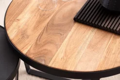 Zweisatztisch Akazie