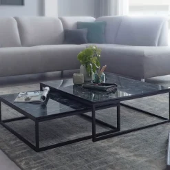 Zweisatztisch Marmor